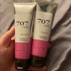 Two Cali 707 leg bronzing lotions